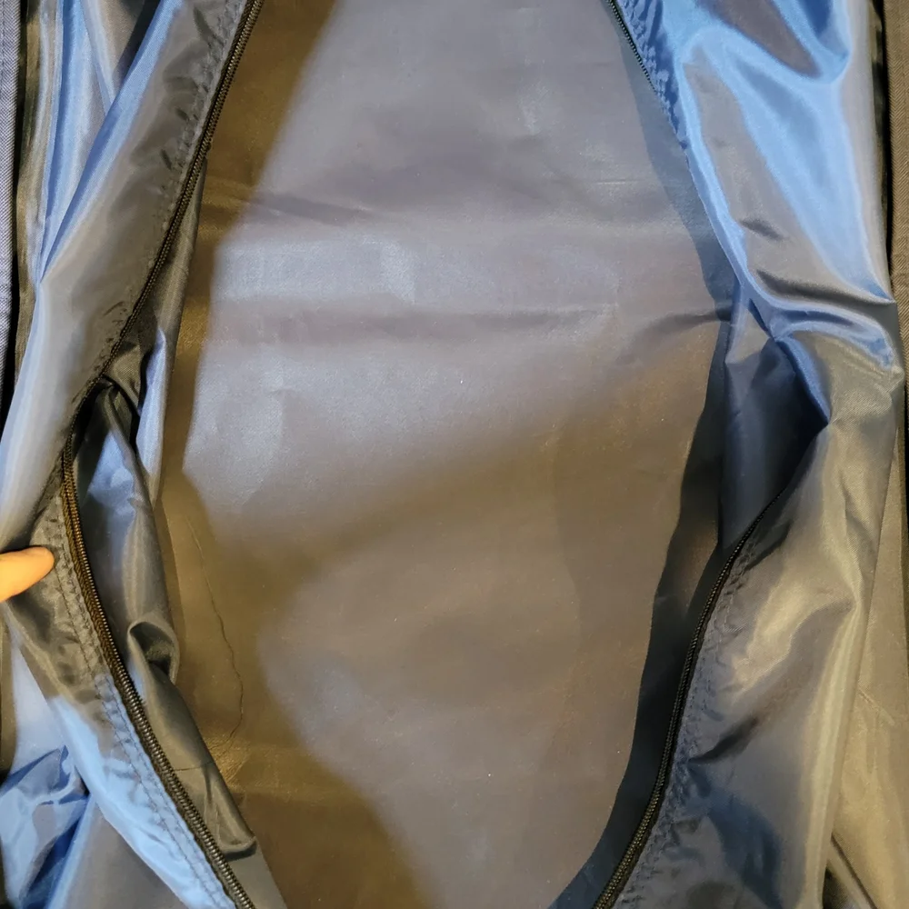 Wally Bags Blue Premium Garment Dress Bag Made In USA Lock 52